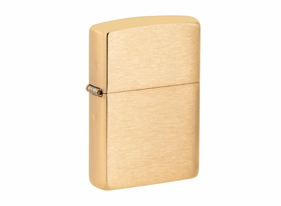 Zippo Zippo Lighter - Brushed Brass | Lighters