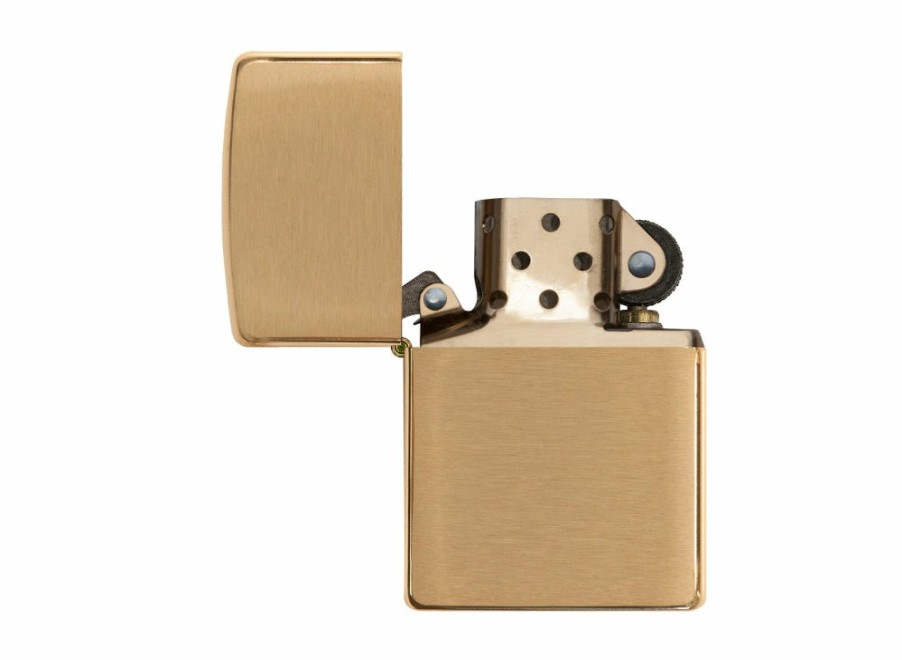 Zippo Zippo Lighter - Brushed Brass | Lighters