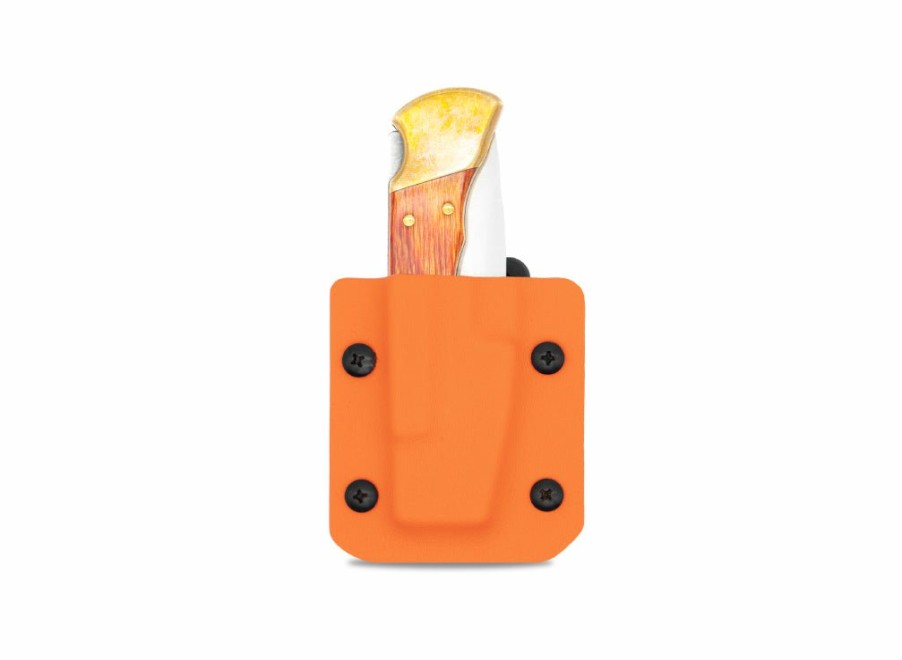 Clip & Carry Clip & Carry Kydex Sheath: Buck 110 & 112 Folding Knife - Orange | Sheaths