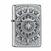 Zippo Zippo Compass Lighter - Brushed Chrome | Lighters