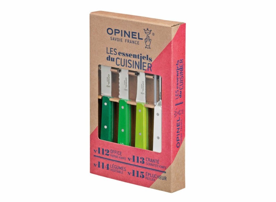 Opinel Opinel Primavera 4Pc Kitchen Knife Set | Paring Knives