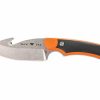 Buck Buck Alpha Hunter Select Guthook Knife - Orange | Outdoor Knives