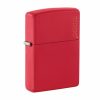 Zippo Zippo Logo Lighter - Red Matte | Lighters