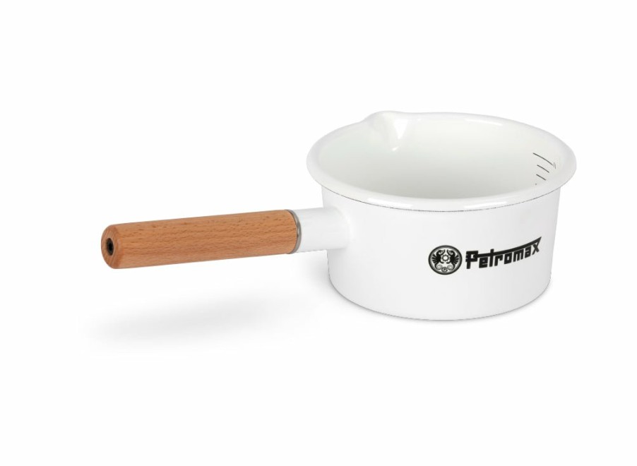 Petromax Petromax 1L Enamel Pan - White | Enamel Cookware