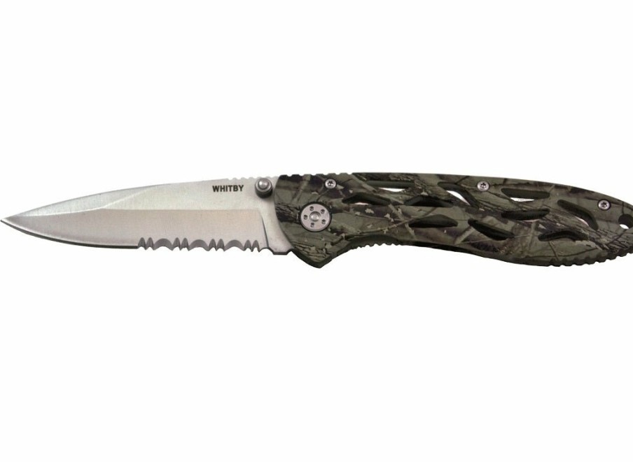 Whitby Knives Whitby Camo Lock Knife (3.5") | Outdoor Knives