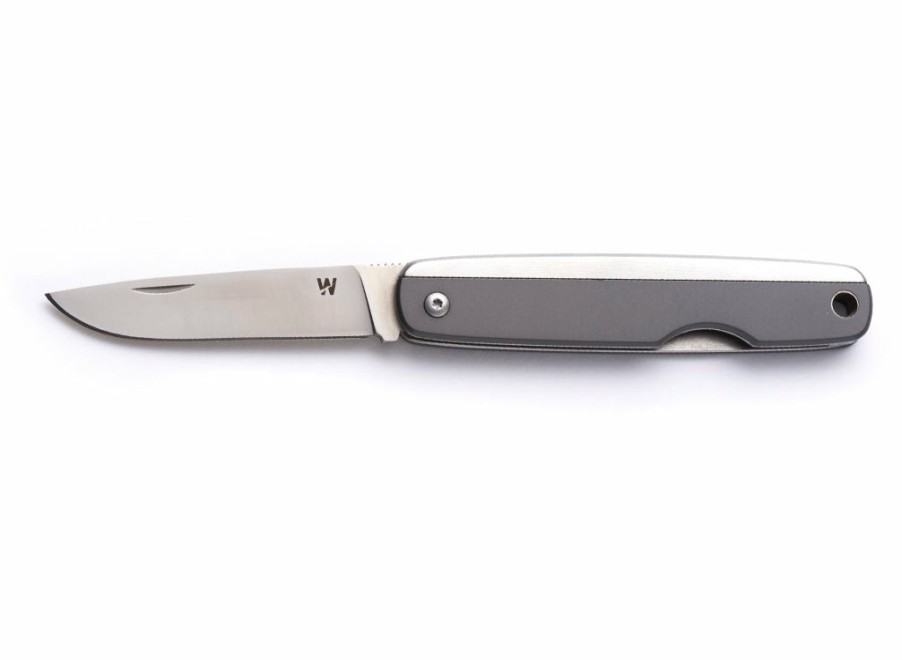 Whitby Knives Whitby Kent Edc Pocket Knife (2.25") - Titanium Finish | Edc Knives