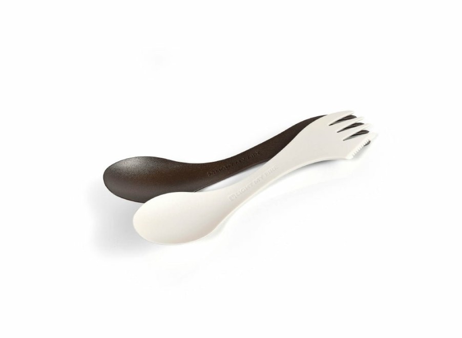 Light My Fire Light My Fire Spork Original 2-Pack - Cocoa/Cream | Sporks