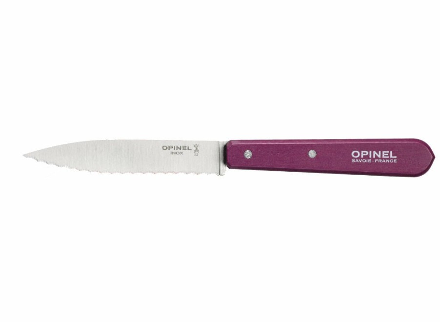 Opinel Opinel No.113 Serrated Knife - Plum | Serrated Knives