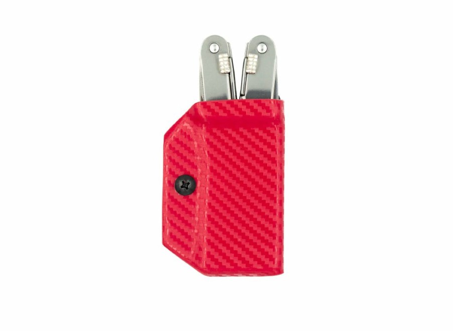 Clip & Carry Clip & Carry Kydex Sheath: Victorinox Spirit - Red Carbon Fibre | Multi-Tool Sheaths