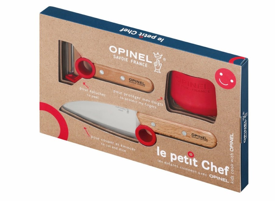 Opinel Opinel Le Petit Chef Box Set - Red | Peelers