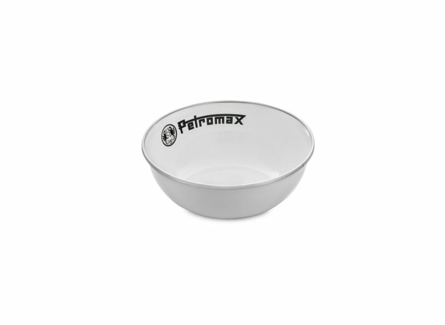 Petromax Petromax Set Of 2 Enamel Bowls - White - Small | Tableware