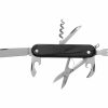 Whitby Knives Whitby Black Pakkawood Multipurpose Folding Knife (2.76") W/ 7 Tools | General Purpose Knives