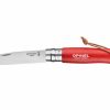 Opinel Opinel No.8 Colorama Trekking Knife - Red | Lock Knives