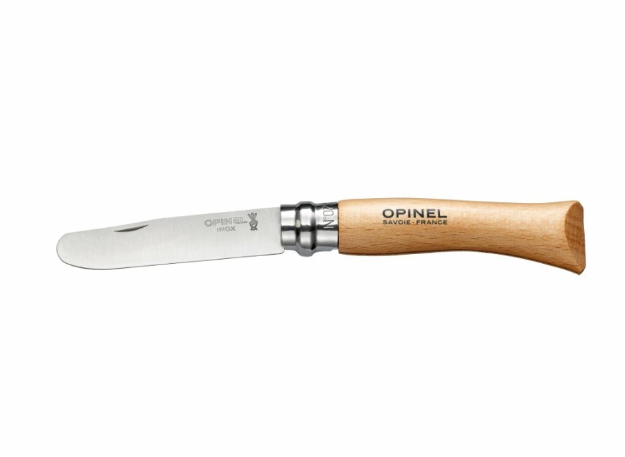 Opinel Opinel No.7 Round Ended Knife - Natural (Blister Pack) | Outdoor Knives