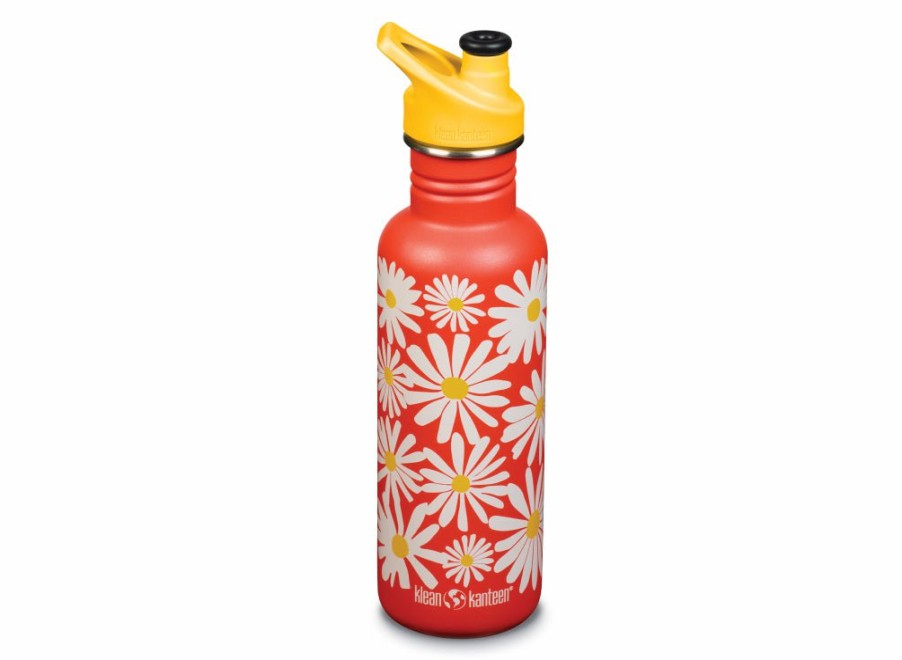 Klean Kanteen Klean Kanteen Classic W/ Sport Cap 800Ml - Daisy | Single-Wall Bottles