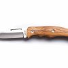 Whitby Knives Whitby Slipjoint Knife W/ Clip Point Blade (2.5") - Zebra Wood | General Purpose Knives