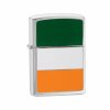 Zippo Zippo Ireland Flag Lighter - Brushed Chrome | Lighters