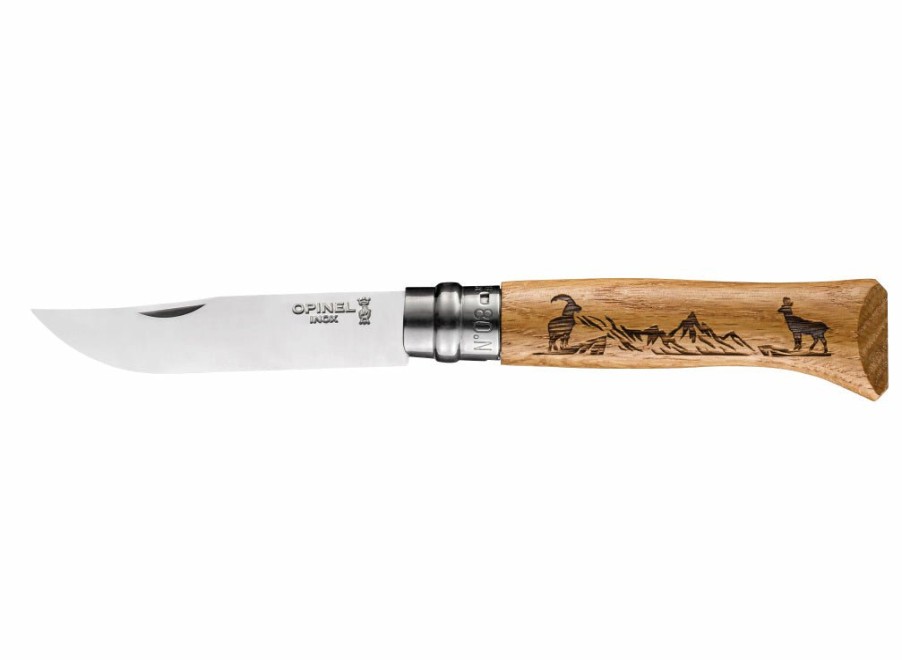 Opinel Opinel No.8 Animalia Knife - Chamois | Lock Knives