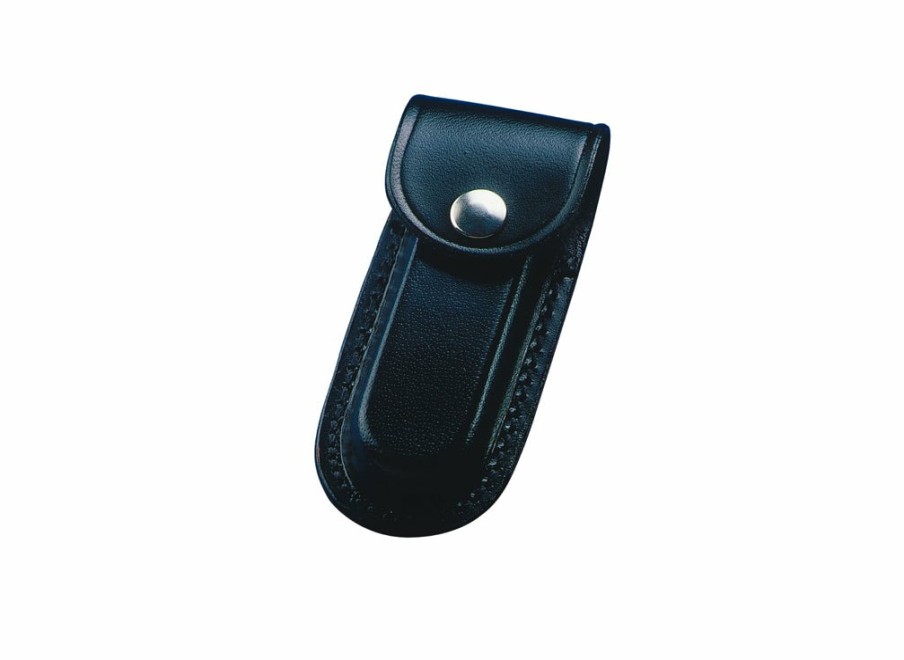 Whitby Knives Whitby Black Leather Sheath - 3" | Sheaths