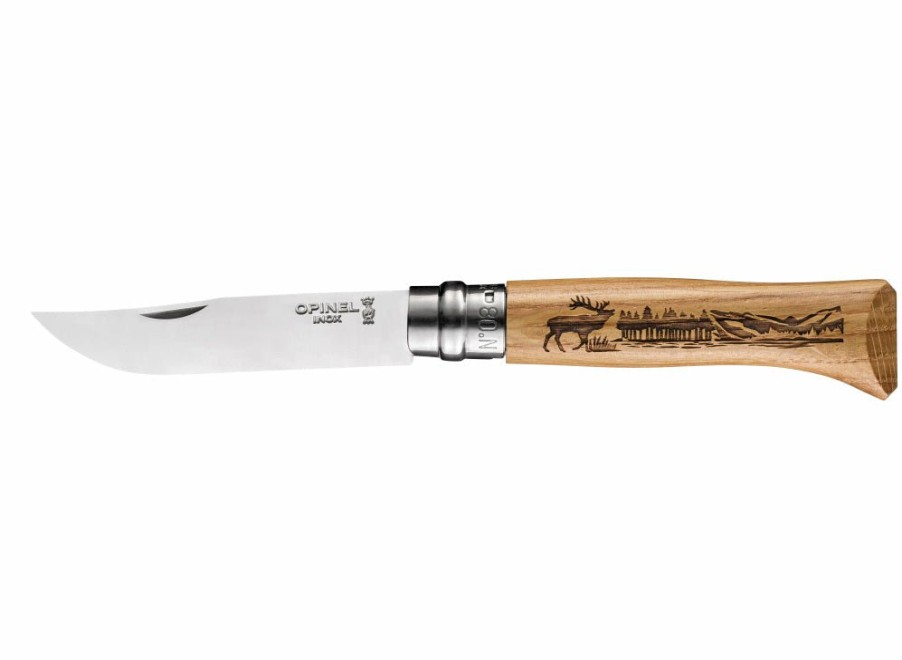 Opinel Opinel No.8 Animalia Knife - Deer | Lock Knives