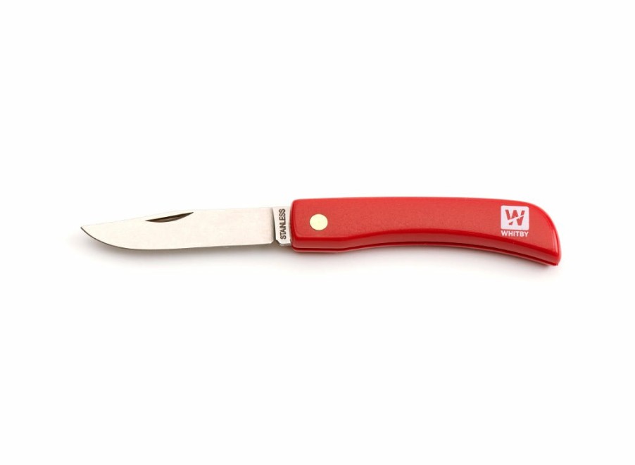 Whitby Knives Whitby Pocket Knife (2.75") - Red | Edc Knives