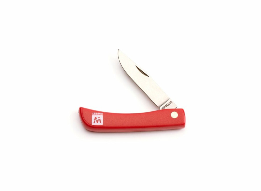 Whitby Knives Whitby Pocket Knife (2.75") - Red | Edc Knives