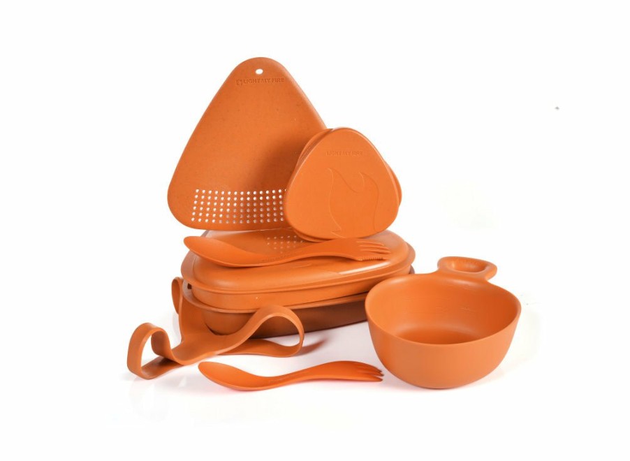 Light My Fire Light My Fire Outdoor Mealkit 8Pcs - Rusty Orange | Lunchboxes