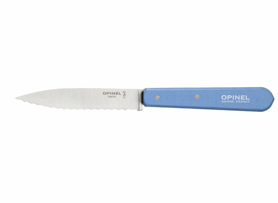 Opinel Opinel No.113 Serrated Knife - Sky Blue | Serrated Knives