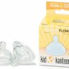 Klean Kanteen Klean Kanteen Baby Bottle Nipple - Medium Flow (2Pk) | Caps & Accessories