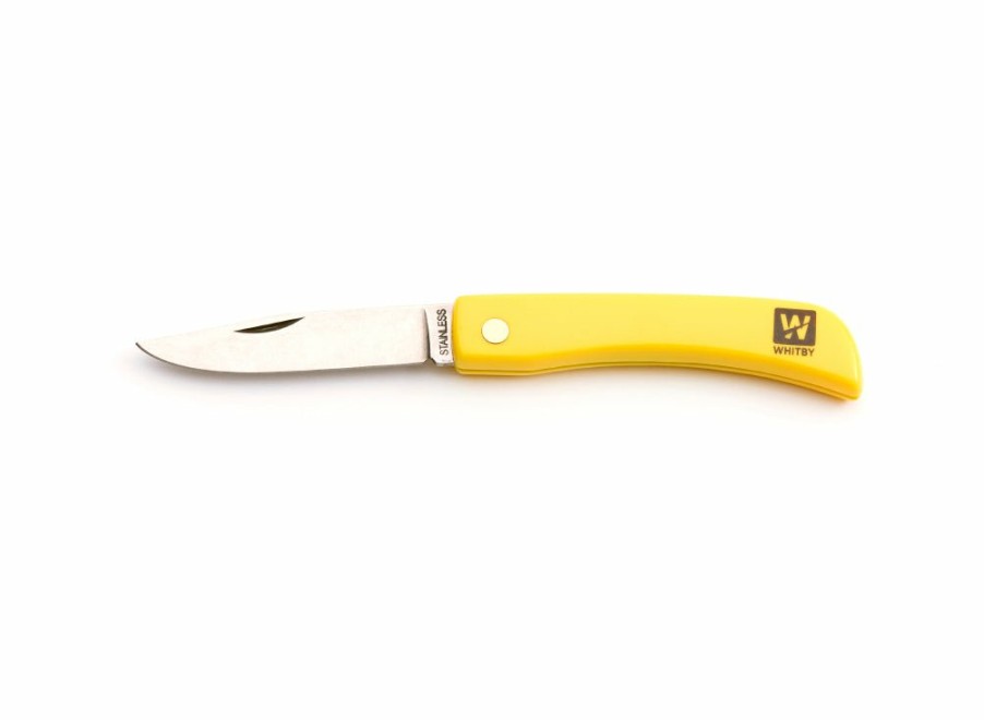 Whitby Knives Whitby Pocket Knife (2.75") - Yellow | Edc Knives