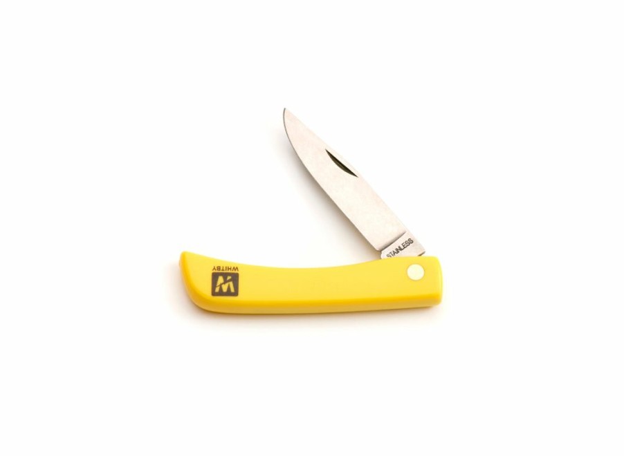 Whitby Knives Whitby Pocket Knife (2.75") - Yellow | Edc Knives