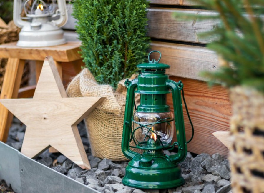 Feuerhand Feuerhand Baby Special 276 Hurricane Lantern - Moss Green | Hurricane Lanterns