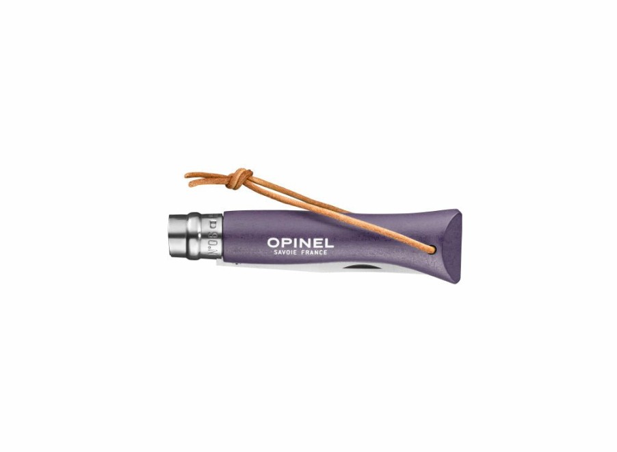 Opinel Opinel No.6 Colorama Trekking Knife - Violet Grey | Lock Knives