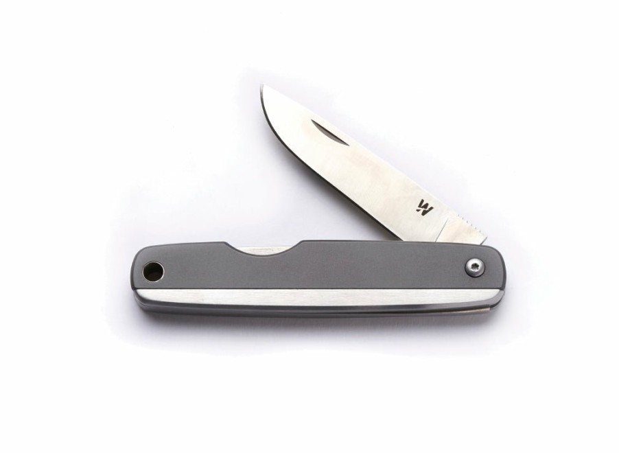 Whitby Knives Whitby Kent Edc Pocket Knife (2.25") - Titanium Finish | General Purpose Knives