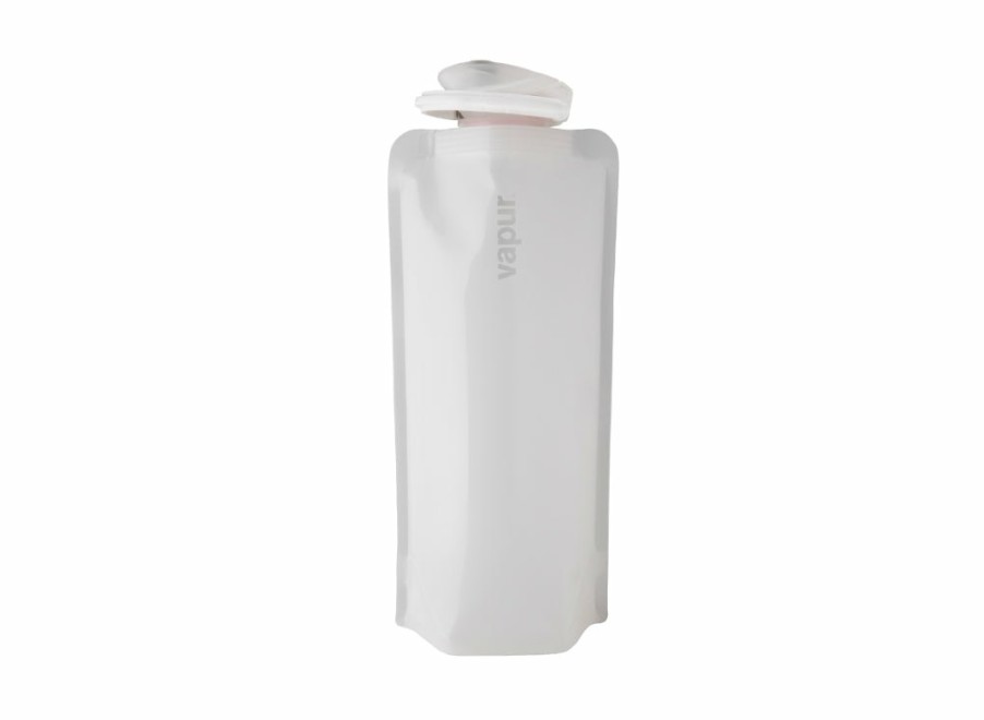 Vapur Vapur Wide Mouth 700Ml - Solids - Whiteout | Foldable Water Bottles