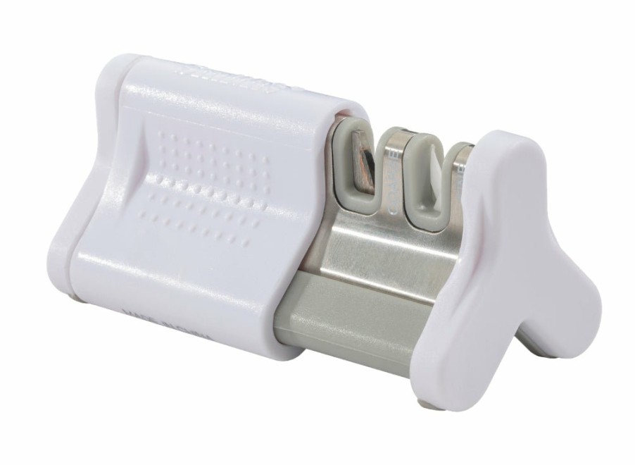 Smith's Housewares Smith'S Slide-Sharp Edge Grip 2-Slot Knife Sharpener - White | Sharpeners