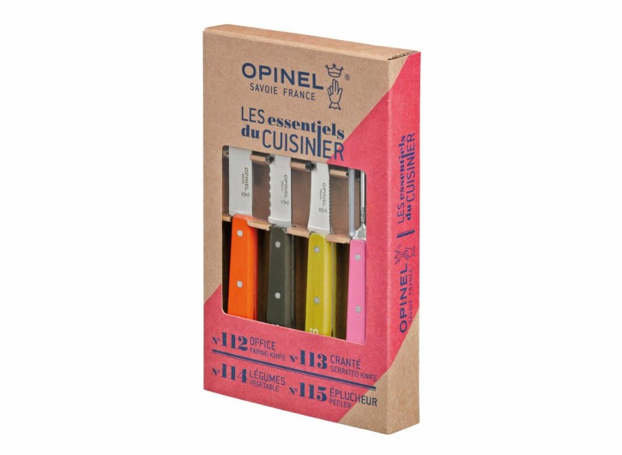 Opinel Opinel Fifties 4Pc Kitchen Knife Set | Kitchen Sets