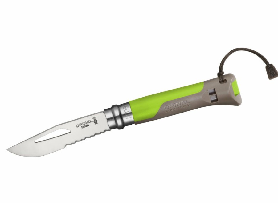 Opinel Opinel No.8 Outdoor Knife - Green | Lock Knives