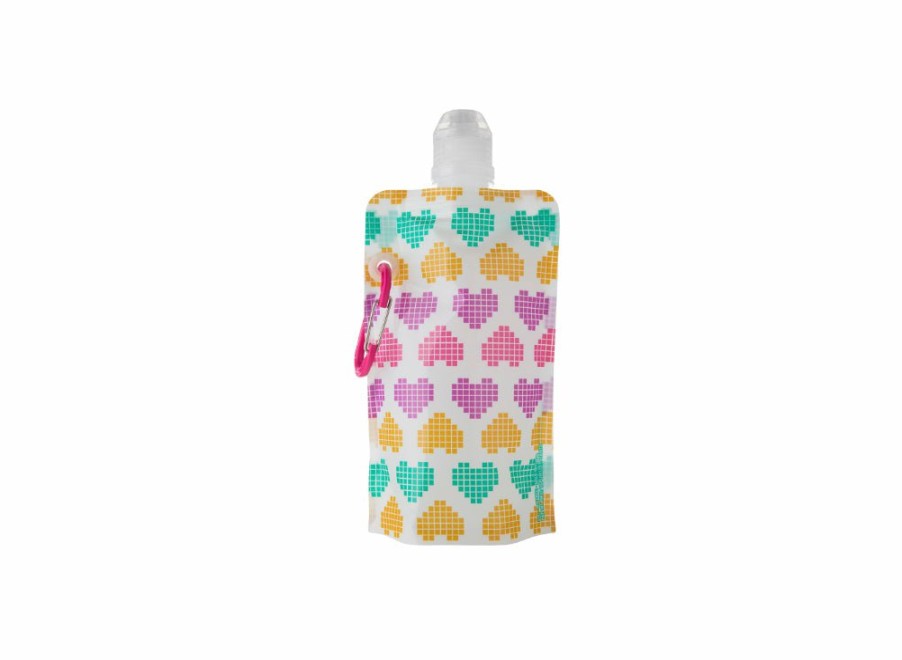 Vapur Vapur Kids Bottle 400Ml - Hearts | Foldable Water Bottles