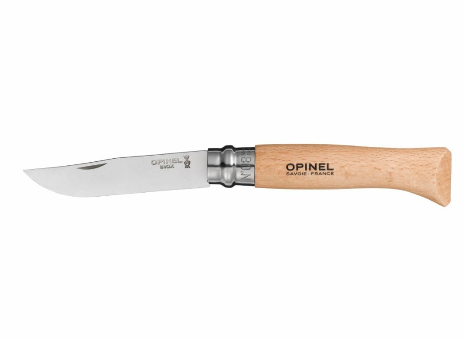 Opinel Opinel No.8 Classic Originals Stainless Steel Knife With Sheath Gift Set | Outdoor Knives