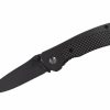 Whitby Knives Whitby Aluminium & Carbon Fibre Effect Lock Knife (2.5") | Outdoor Knives