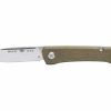 Buck Buck Saunter Drop Point Knife - Green Micarta | General Purpose Knives