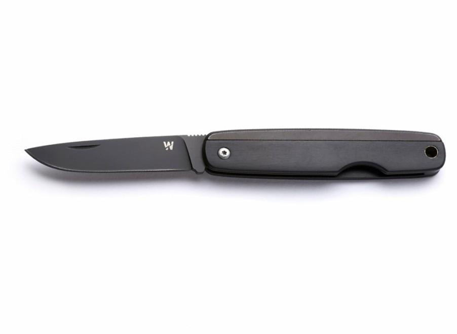 Whitby Knives Whitby Kent Edc Pocket Knife (2.25") - Black Pakkawood | Edc Knives