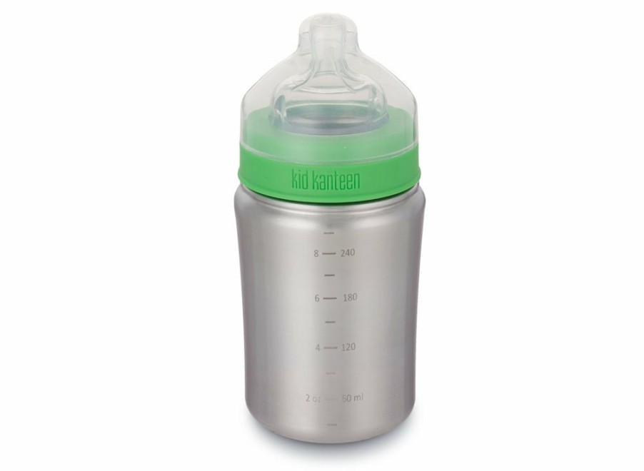 Klean Kanteen Klean Kanteen Baby Bottle 266Ml - Brushed Stainless | Single-Wall Bottles