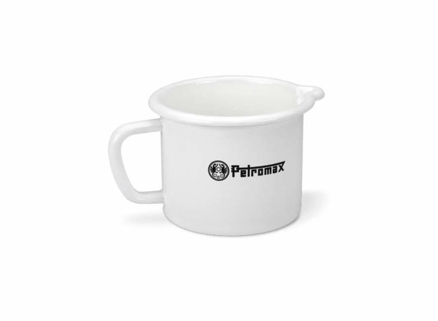 Petromax Petromax 1L Enamel Milk Pot - White | Enamel Tableware