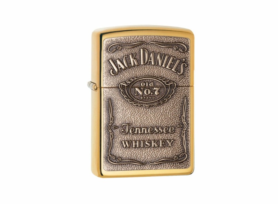 Zippo Zippo Jack Daniel'S Lighter - High Polish Brass | Lighters