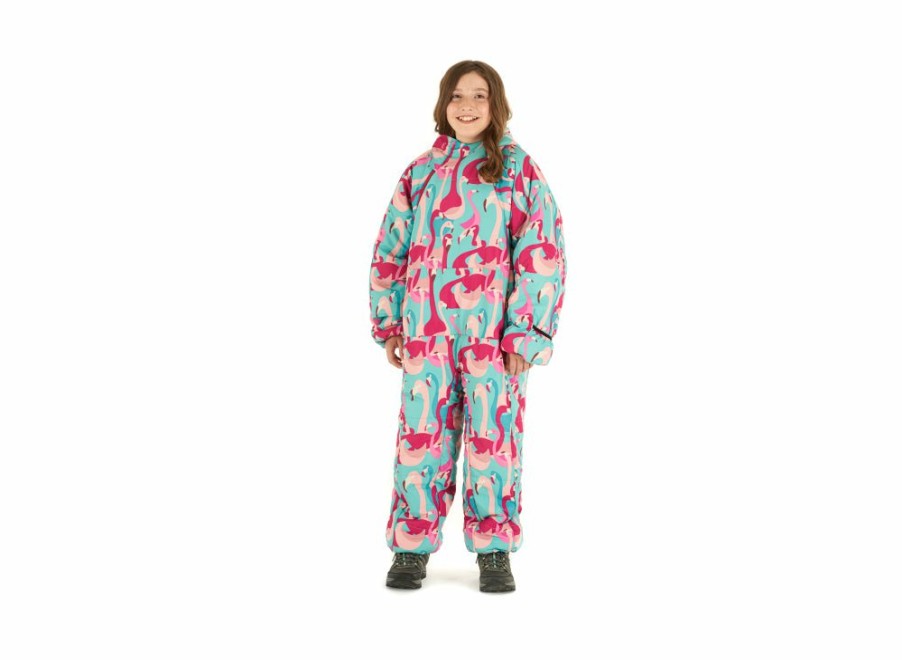 Selk'Bag Selk'Bag Kids Recycled Flamingo Sleeping Bag Suit - Medium | Wearable Sleeping Bag Suits