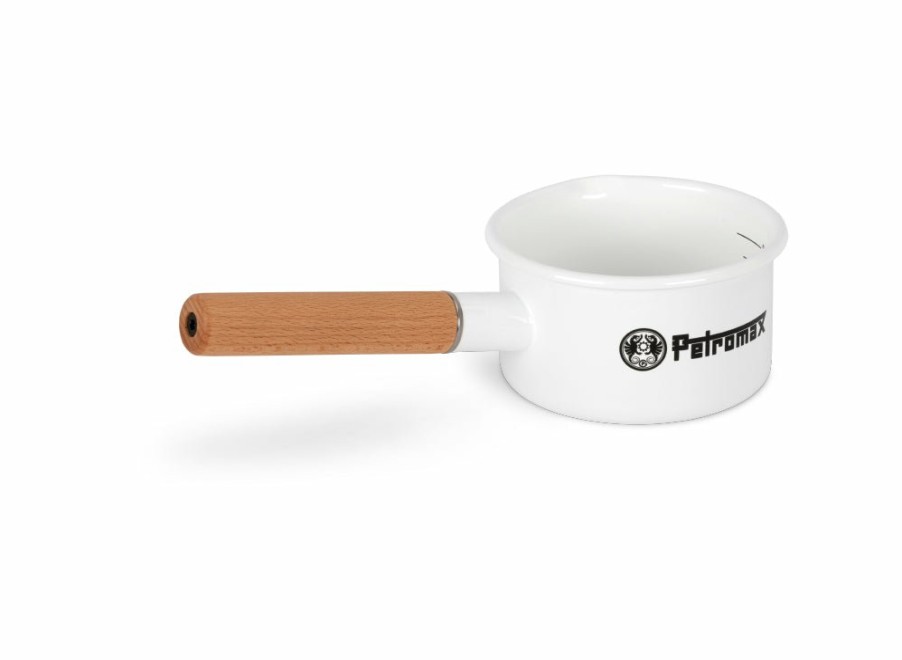 Petromax Petromax 0.5L Enamel Pan - White | Enamel Cookware