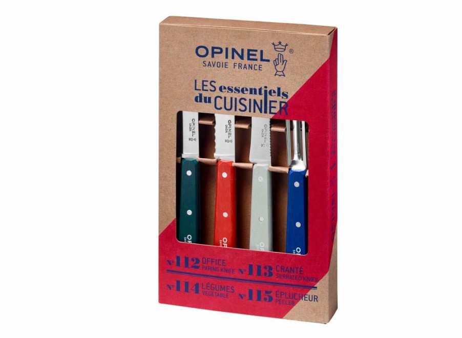 Opinel Opinel Primo 4Pc Kitchen Knife Set | Paring Knives