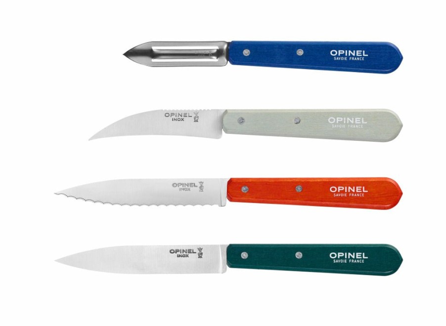 Opinel Opinel Primo 4Pc Kitchen Knife Set | Paring Knives